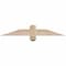 Ekena Millwork Eugene Smooth Timber Gable Bracket, Douglas Fir, 36"W x 6"H x 3 1/2"D x 3 1/2"F, 4/12 Pitch GBW036X06X0404EUG00SDF - alternate 1